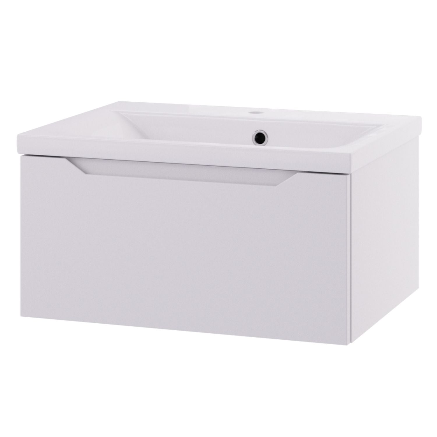 Linn Bad Emma D45 Servantskap med 1 skuff Hvit / 60cm Linn Bad Servantskap LB-1301061S