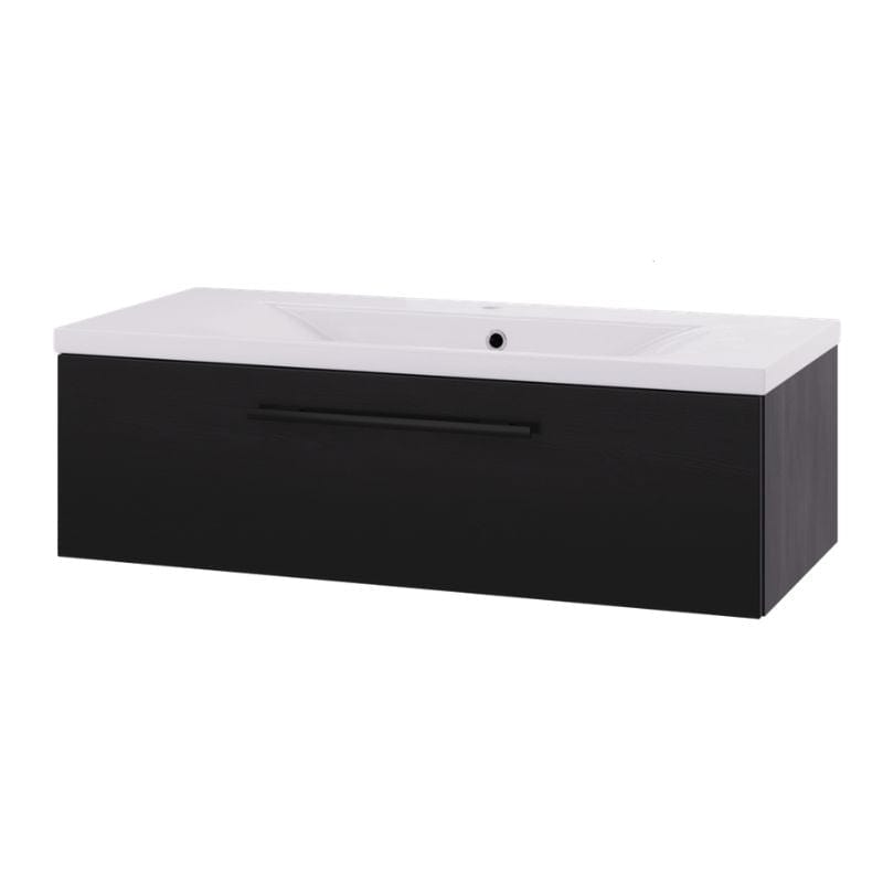 Linn Bad Ingrid D45 Servantskap med 1 skuff Svart eik / 100cm Linn Bad Servantskap LB-1106101S