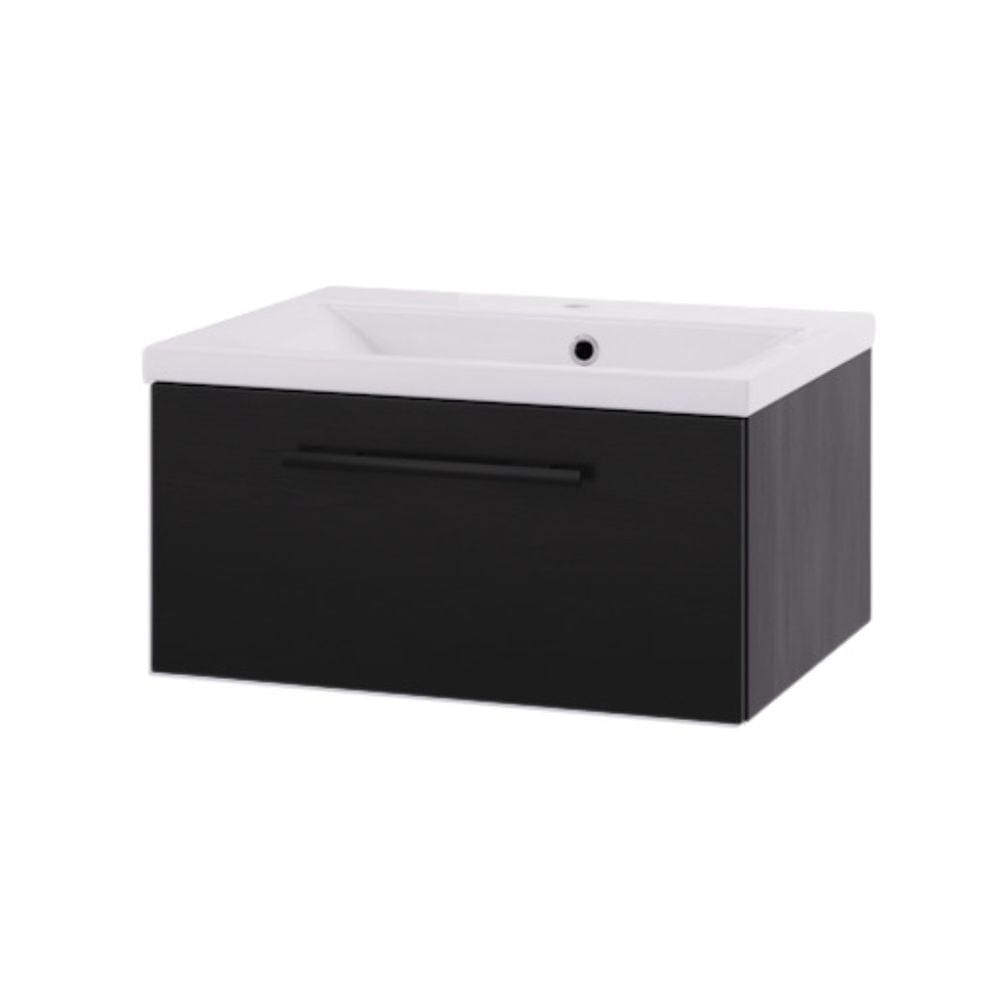 Linn Bad Ingrid D45 Servantskap med 1 skuff Svart eik / 60cm Linn Bad Servantskap LB-1106061S