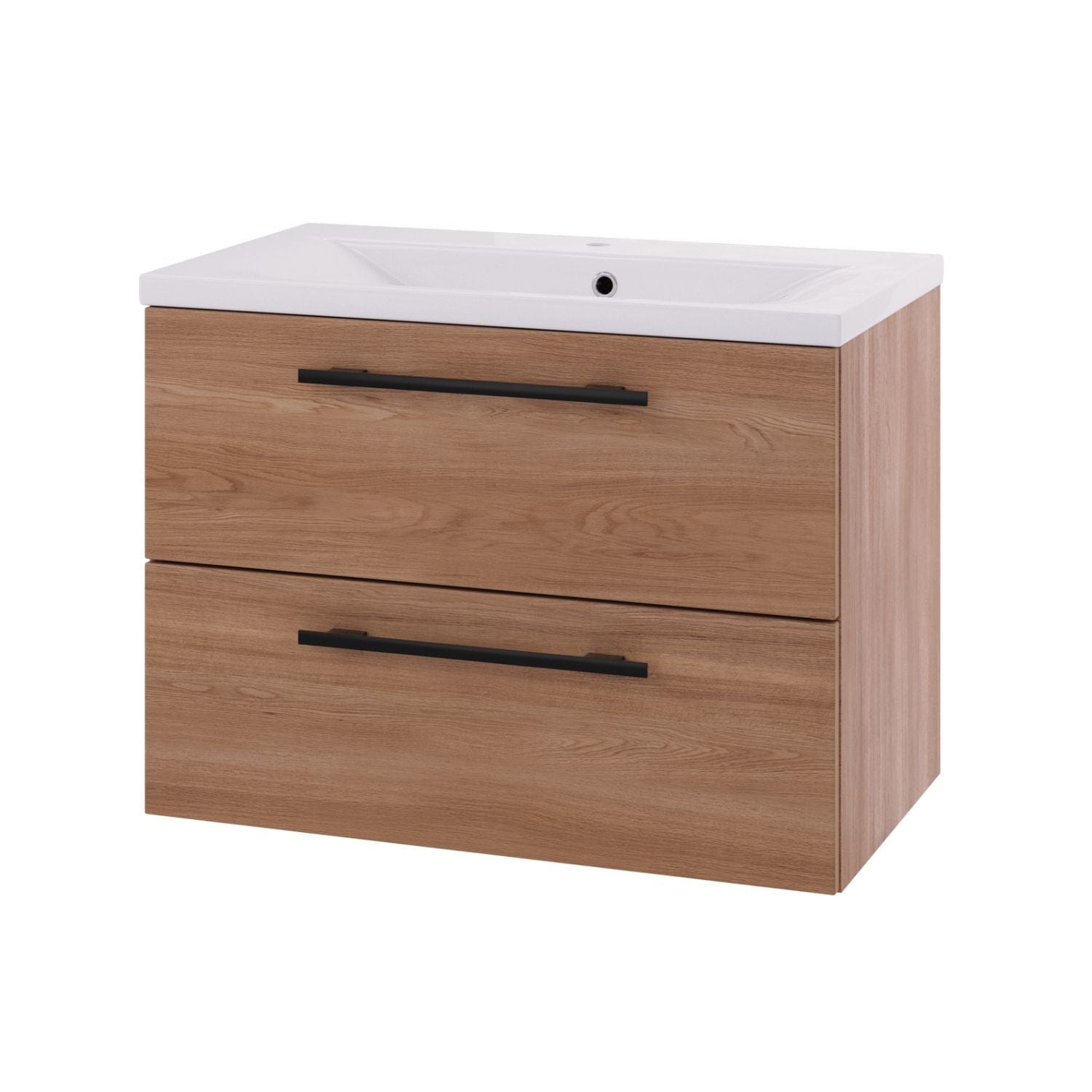 Linn Bad Ingrid D45cm Servantskap Eik / 80cm Linn Bad Servantskap LB-110508