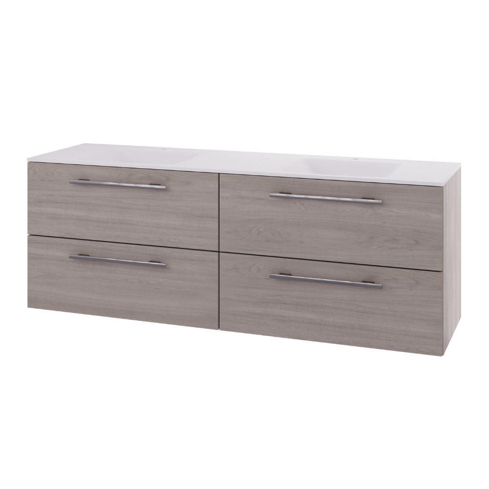 Linn Bad Ingrid D45cm Servantskap Lys eik / 160cm dobbel Linn Bad Servantskap LB-110216D