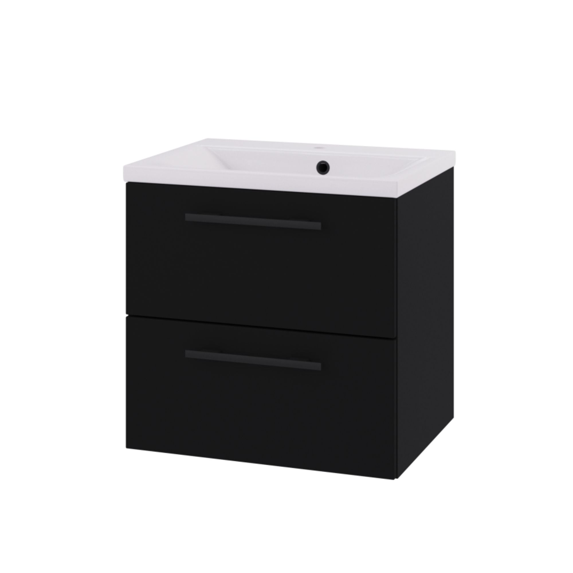 Linn Bad Ingrid D45cm Servantskap Svart matt / 60cm Linn Bad Servantskap LB-110706