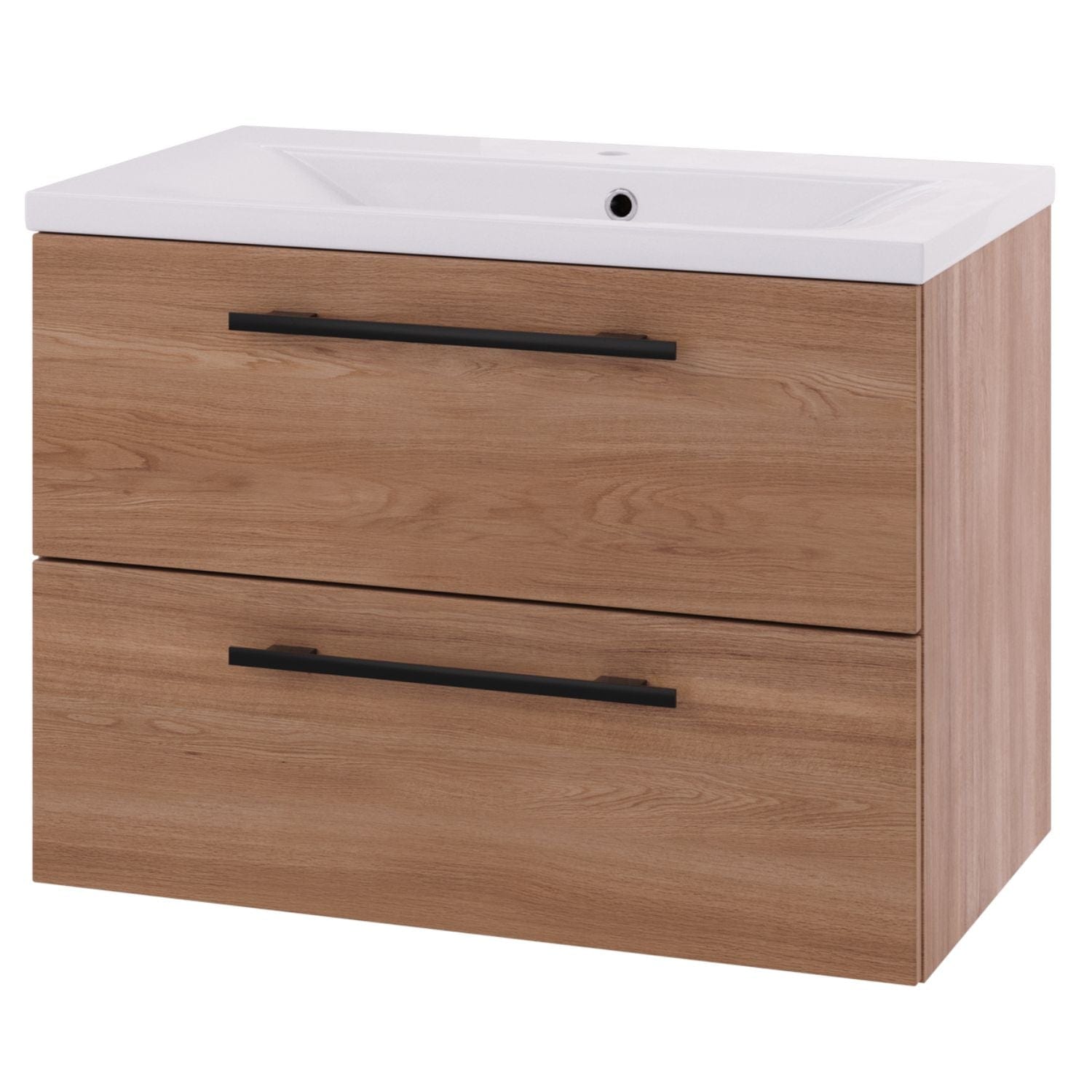 Linn Bad Ingrid Smal D35cm Servantskap Eik / 80cm Linn Bad Servantskap LB-117508