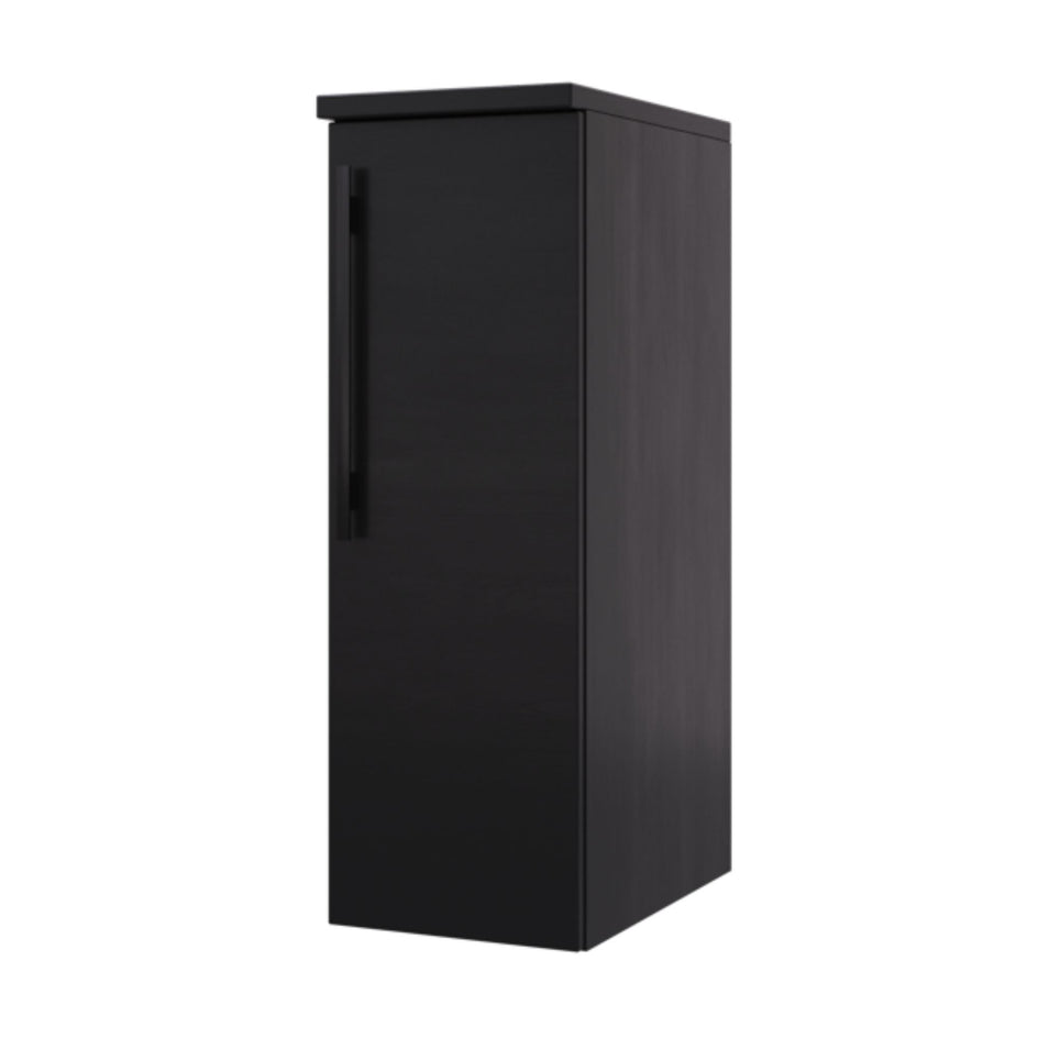 Linn Bad Ingrid Smal Sideskap med dør Svart eik / 30cm Linn Bad Sideskap bad LB-118603