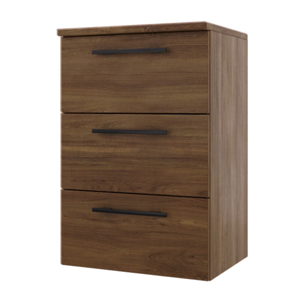 Linn Bad Ingrid Smal Sideskap med skuffer Mørk eik / 60cm Linn Bad Sideskap bad LB-119806