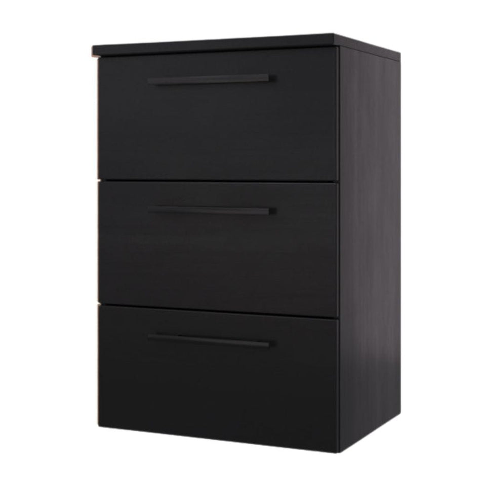 Linn Bad Ingrid Smal Sideskap med skuffer Svart eik / 60cm Linn Bad Sideskap bad LB-119606