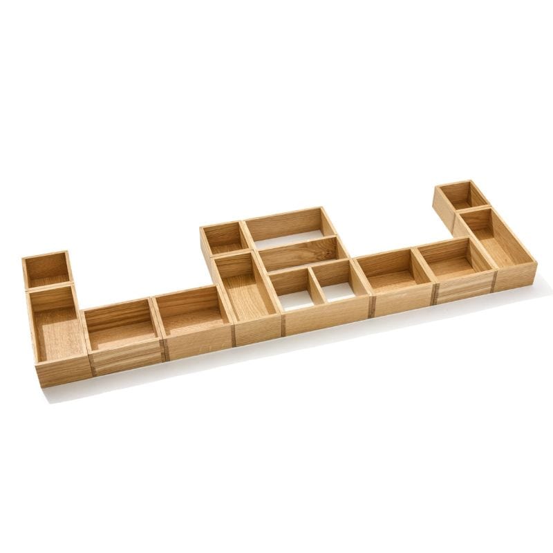 Linn Bad Innleggspakke Eik / Grunn skuff / 120cm dobbel Linn Bad Tilbehør møbler LB-900412D