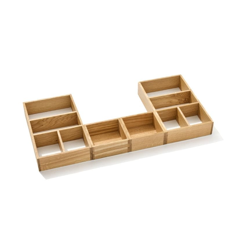 Linn Bad Innleggspakke Eik / Grunn skuff / 80cm Linn Bad Tilbehør møbler LB-900408GS