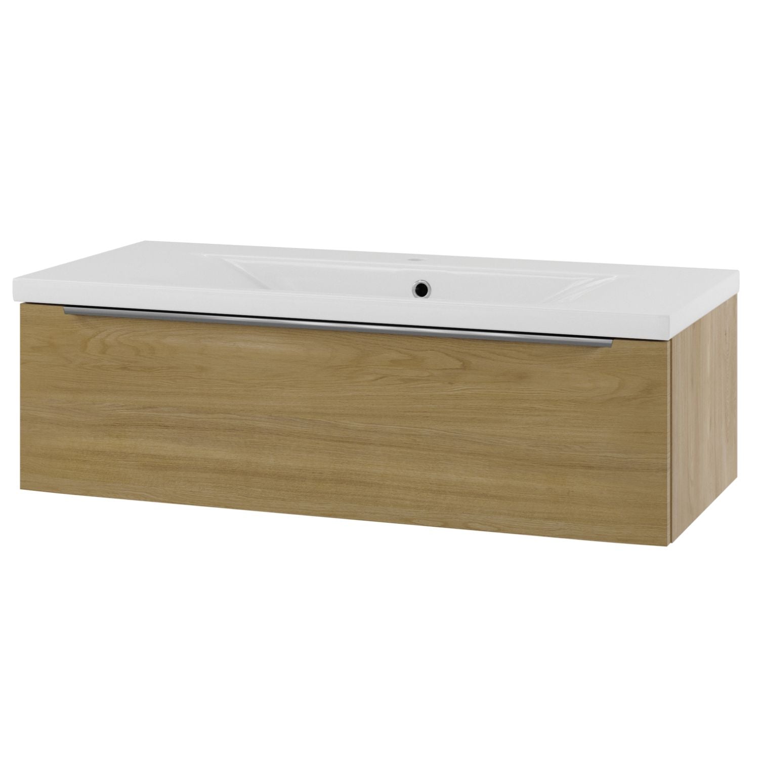 Linn Bad Mari D45 Servantskap med 1 skuff Eik / 100cm Linn Bad Servantskap LB-1205101S