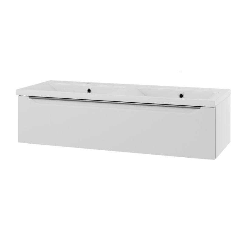Linn Bad Mari D45 Servantskap med 1 skuff Hvit / 120cm dobbel Linn Bad Servantskap LB-120112D1S