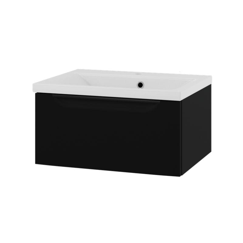 Linn Bad Mari D45 Servantskap med 1 skuff Svart / 60cm Linn Bad Servantskap LB-1206061S