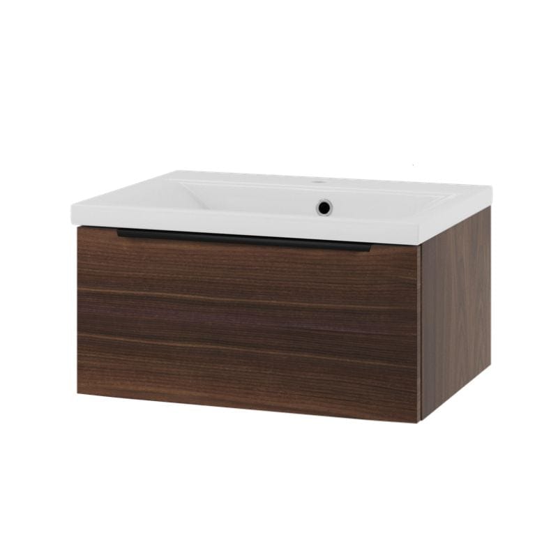 Linn Bad Mari D45 Servantskap med 1 skuff Valnøtt / 60cm Linn Bad Servantskap LB-1208061S