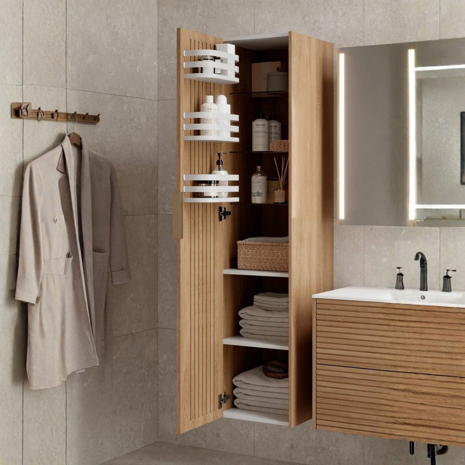 Linn Bad Silje Høyskap med 5 hyller Linn Bad Høyskap bad