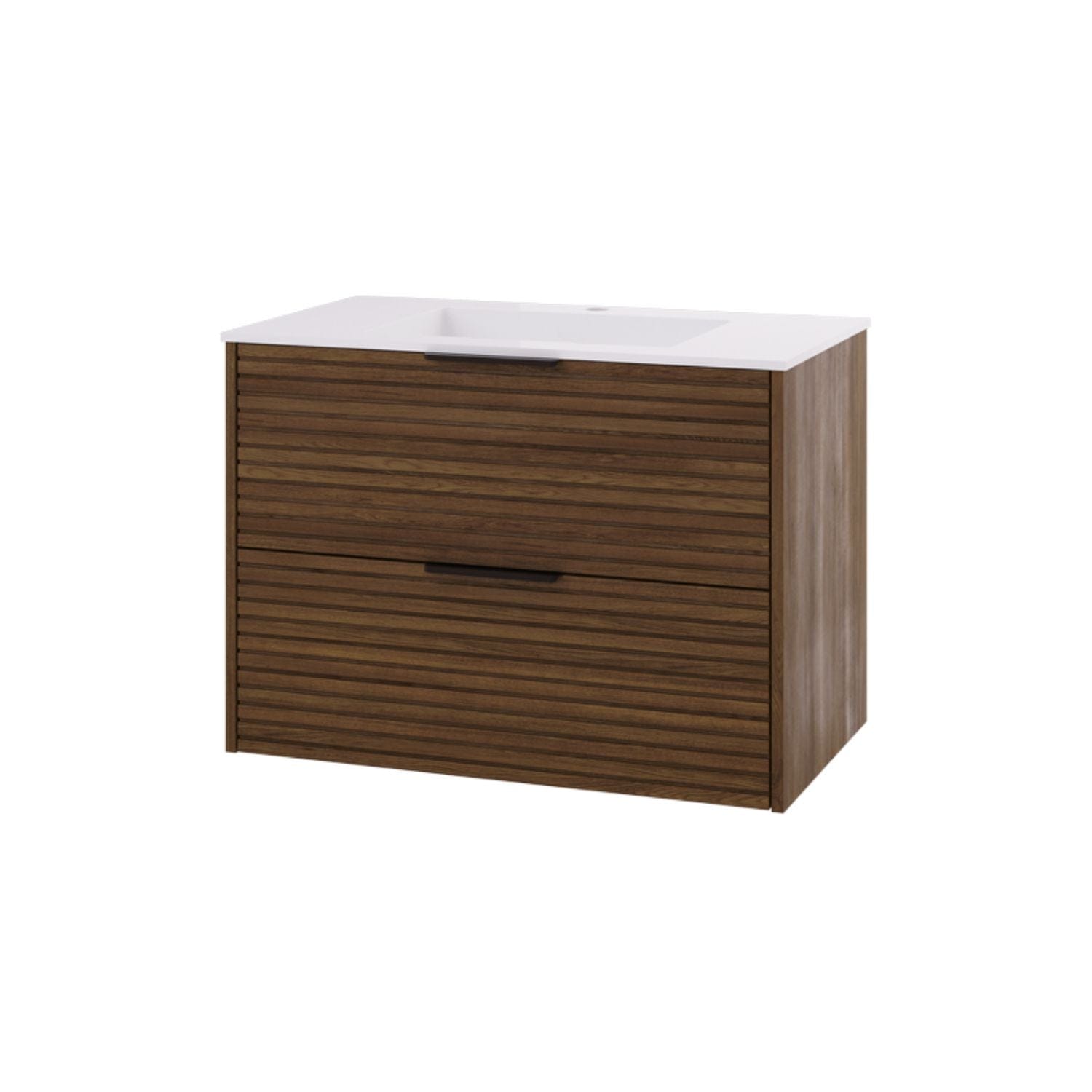 Linn Bad Silje Servantskap Mørk eik / 80cm / Senter Linn Bad Servantskap LB-170808