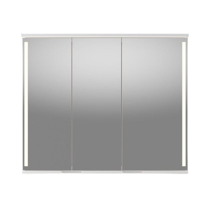 Linn Bad Sogn Speilskap med integrert belysning og stikk Hvit matt / 100cm Linn Bad Speilskap LB-20110B