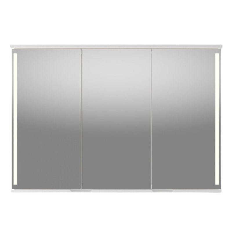 Linn Bad Sogn Speilskap med integrert belysning og stikk Hvit matt / 120cm Linn Bad Speilskap LB-20112B