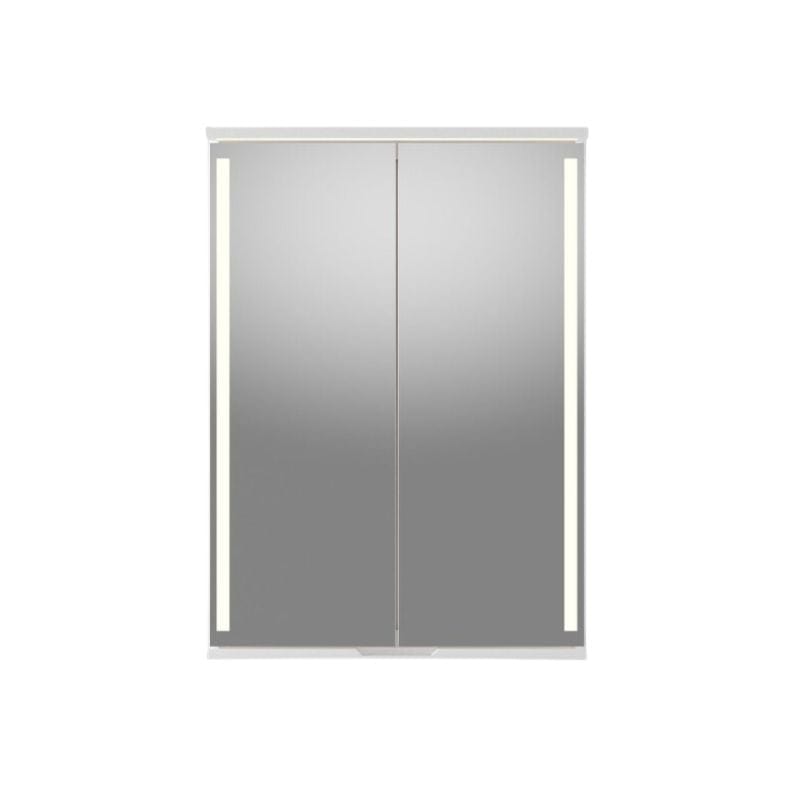 Linn Bad Sogn Speilskap med integrert belysning og stikk Hvit matt / 60cm Linn Bad Speilskap LB-20106B