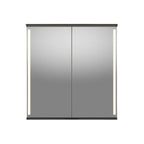 Linn Bad Sogn Speilskap med integrert belysning og stikk