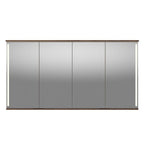 Linn Bad Sogn Speilskap med integrert belysning og stikk