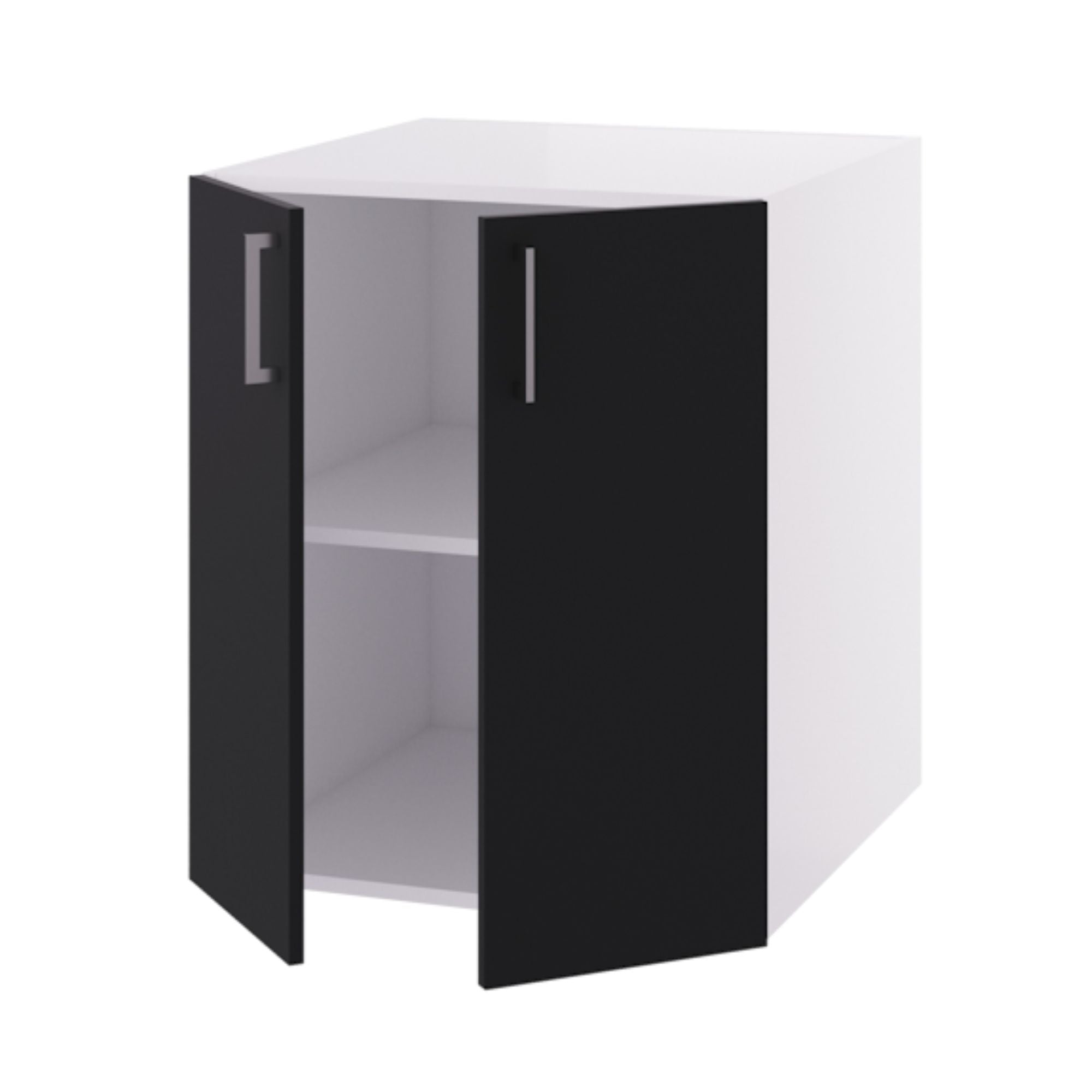 Linn Bad Underskap 2 dører for vaskerom Svart matt / 60cm Linn Bad Benkeskap vaskerom LB-740206R