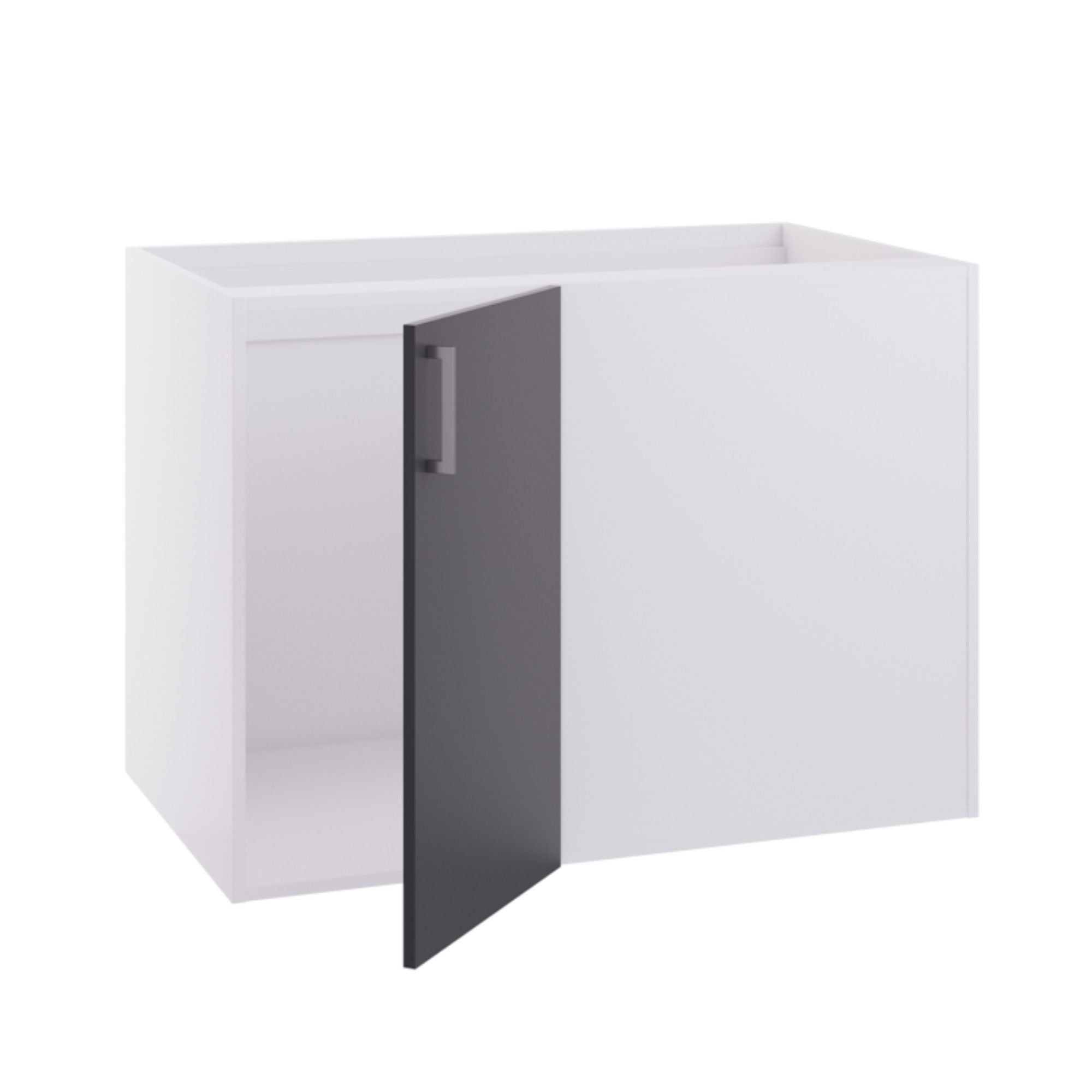 Linn Bad Underskap Hjørne for vaskerom Grå matt / Høyre Linn Bad Benkeskap vaskerom LB-733204HR