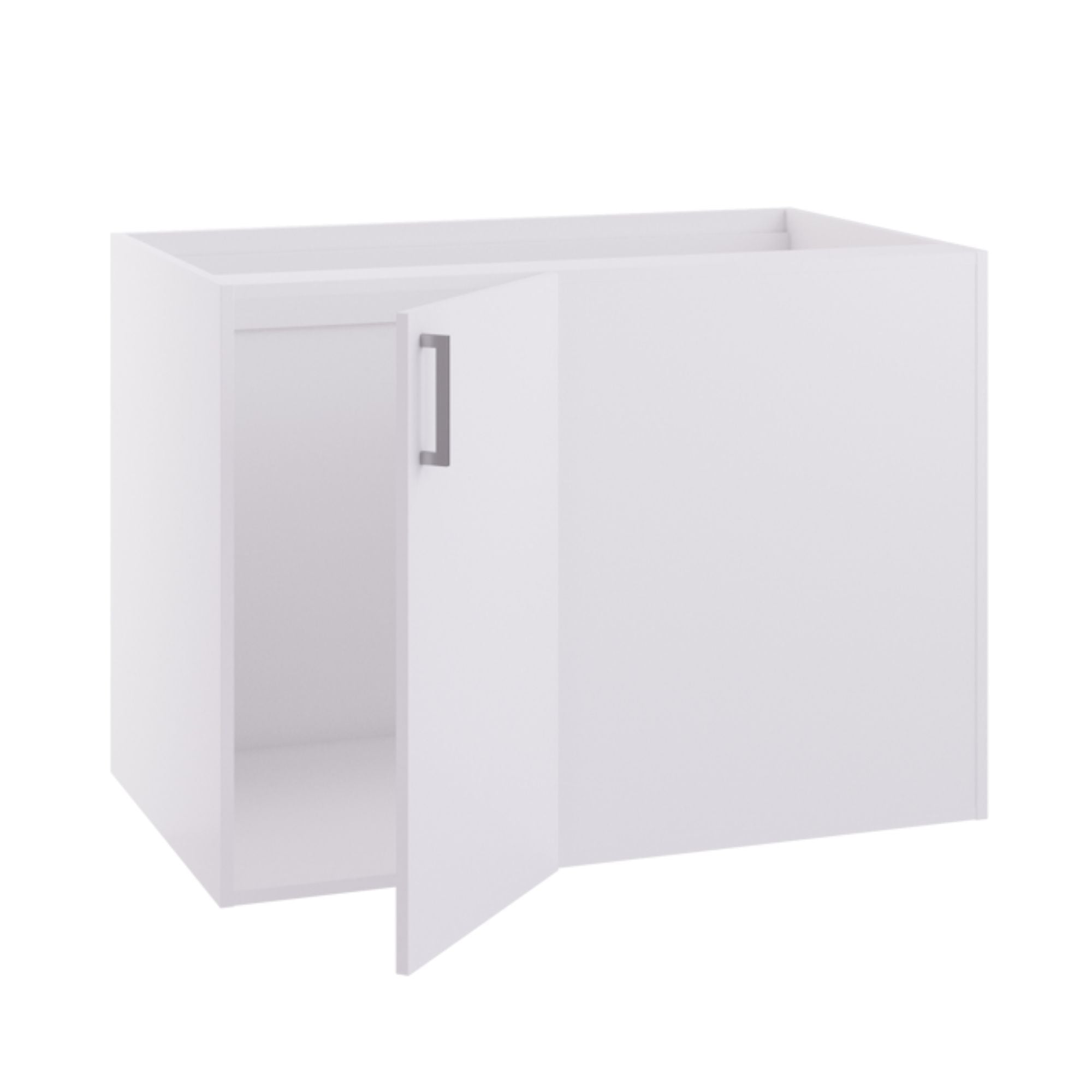 Linn Bad Underskap Hjørne for vaskerom Hvit matt / Høyre Linn Bad Benkeskap vaskerom LB-7008516H