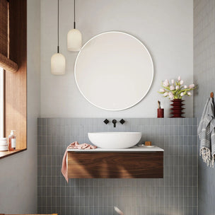 Linn Bad Vange Rund Speil