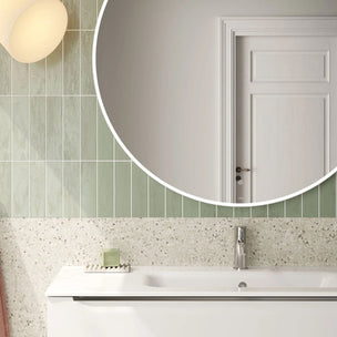 Linn Bad Vange Rund Speil