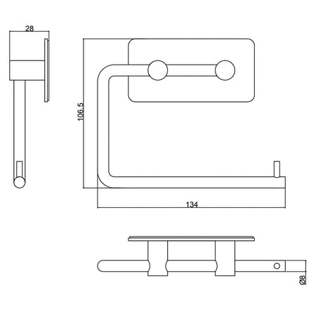 Macro Design BASE Toalettpapirholder