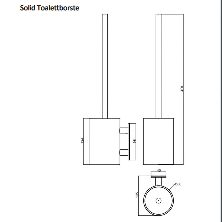 Macro Design CHIC Gulvstående Toalettbørste