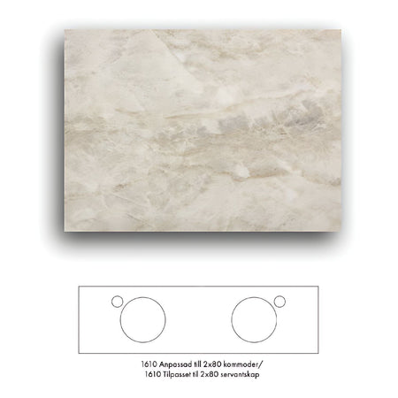 Macro Design Crown+ Dekton Benkeplate 161-201cm