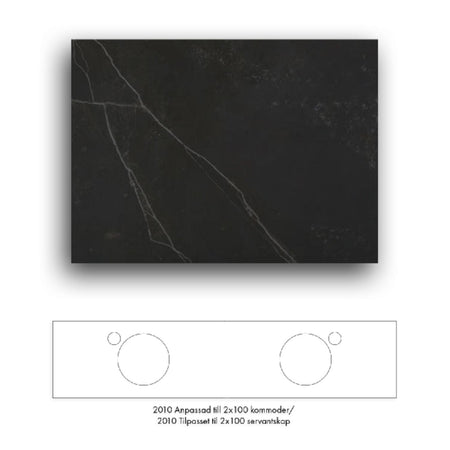 Macro Design Crown+ Dekton Benkeplate 161-201cm