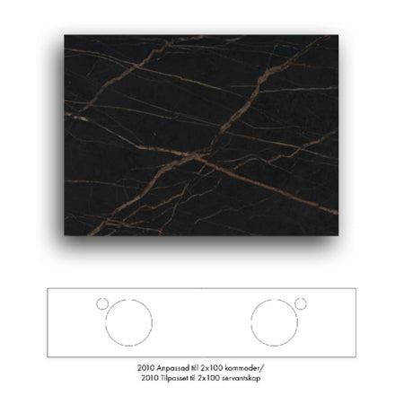 Macro Design Crown+ Dekton Benkeplate 161-201cm