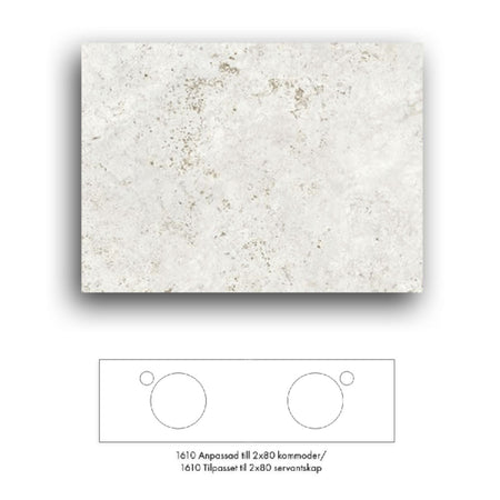 Macro Design Crown+ Dekton Benkeplate 161-201cm