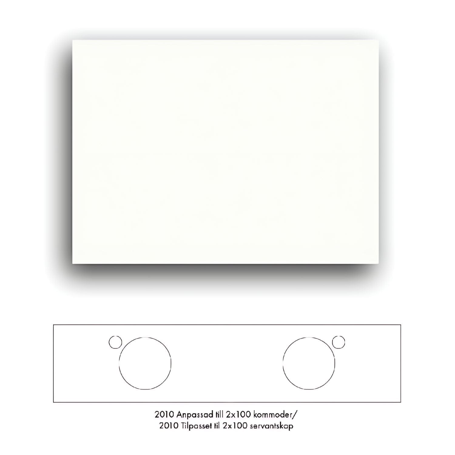 Macro Design Crown+ Dekton Benkeplate 161-201cm Zenith / 201cm Macro Design Benkeplate bad GRO-FB200ZENDH