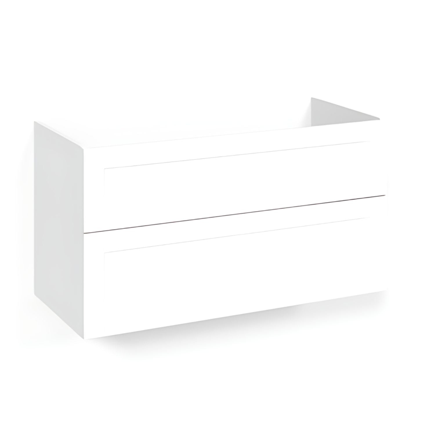 Macro Design CROWN Frame Underskap Hvit / 100cm Macro Design Sideskap bad GRO-FSK100VF