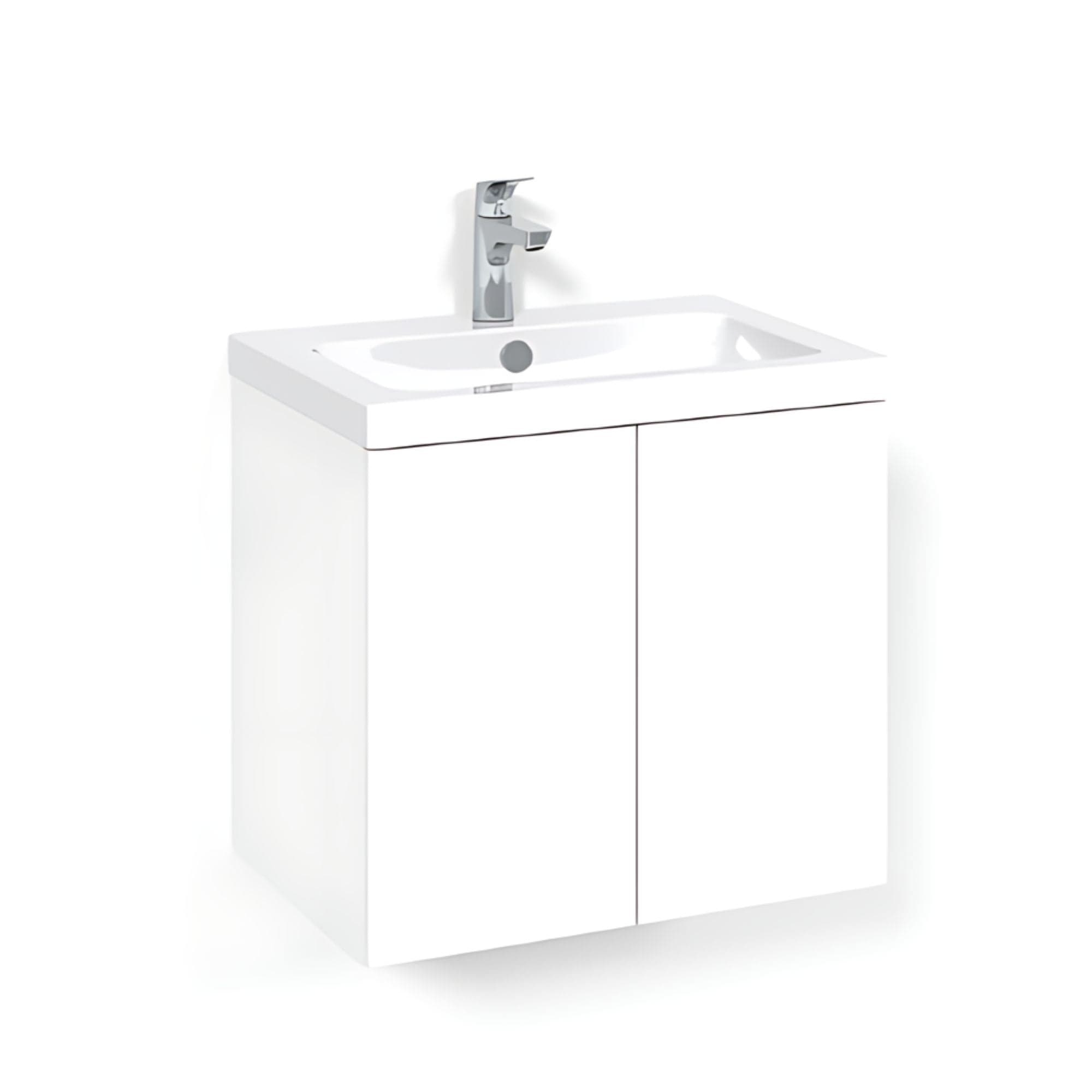 Macro Design CROWN Plain Servantskap 2 dør - med LIGHT 14 eller 45 servant Macro Design Møbelpakke bad