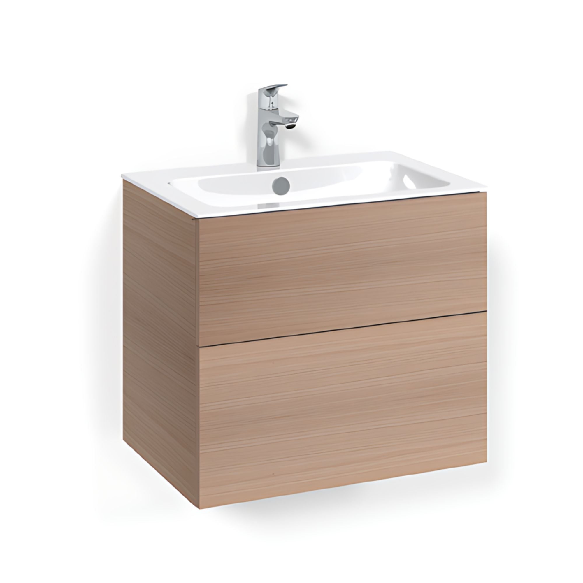 Macro Design CROWN Plain Servantskap 2 skuff - med LIGHT servant Eik / 60cm / Light 8 Macro Design Servantskap BUN-FSK60EPL8