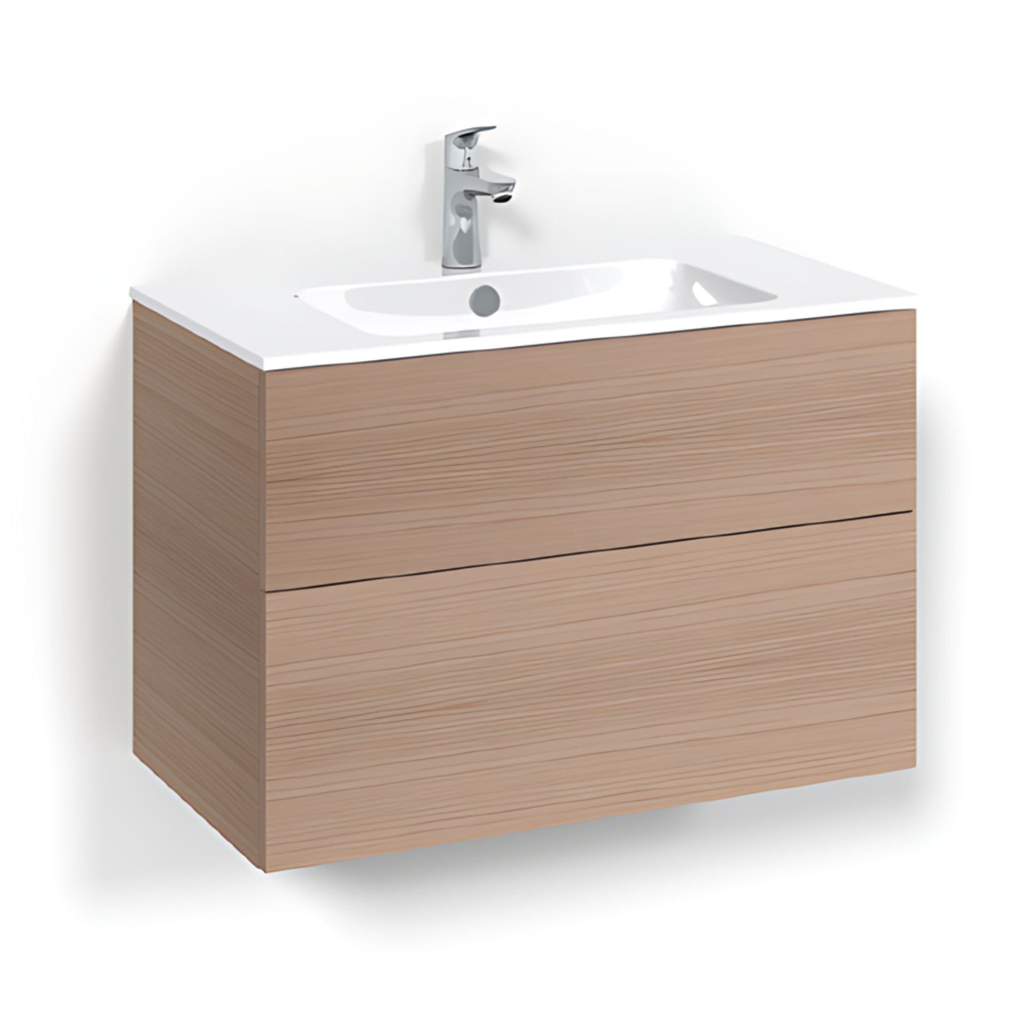 Macro Design CROWN Plain Servantskap 2 skuff - med LIGHT servant Svart eik / 100cm / Light 14 Macro Design Servantskap BUN-FSK100SPL14