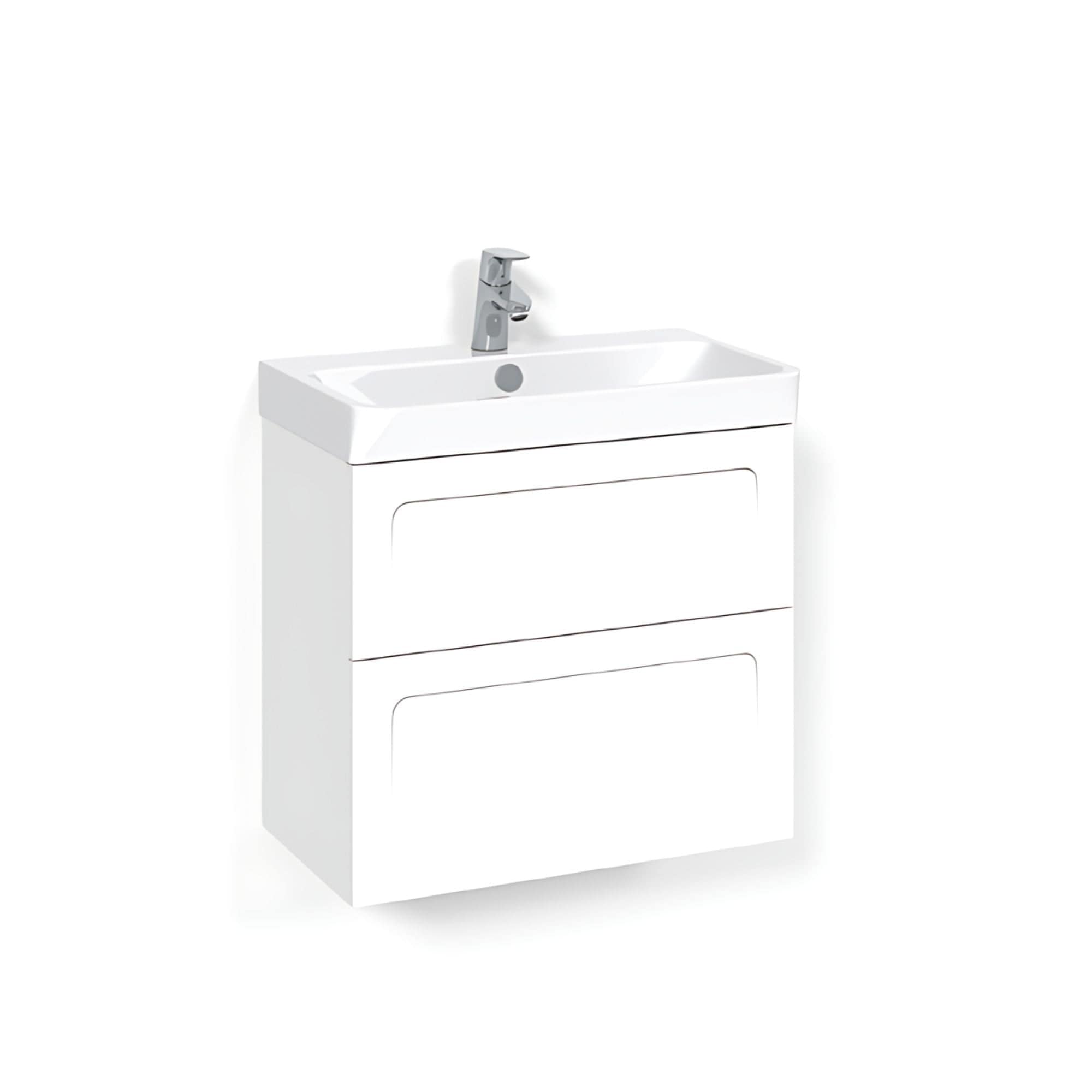 Macro Design Crown servantskap 450x350mm servant 60x35cm / Hvit / Shape Macro Design Servantskap BUN-FSK6035VSL