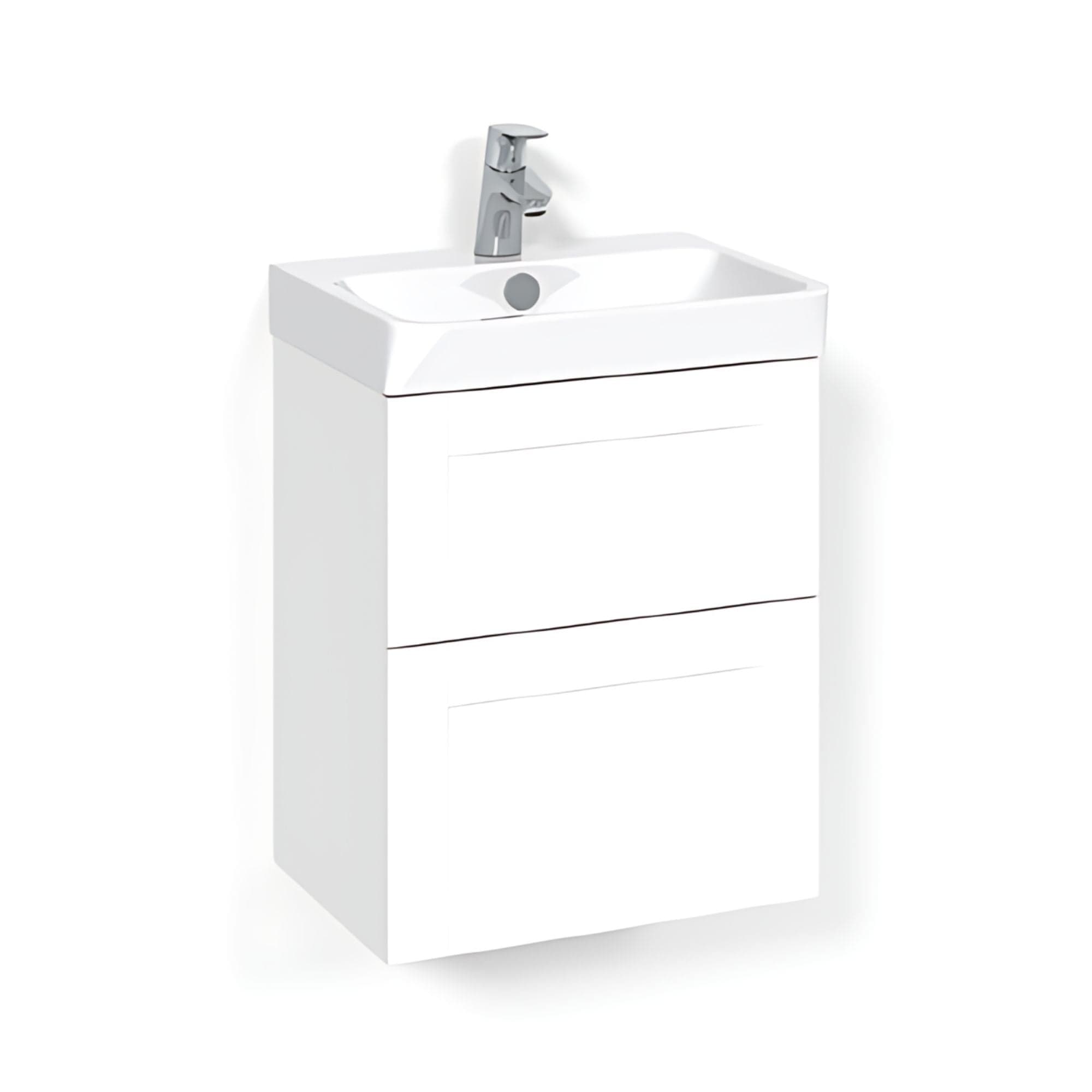 Macro Design Crown servantskap B450-650x350mm servant 45x35cm / Hvit / Frame Macro Design Servantskap BUN-FSK4535VFL