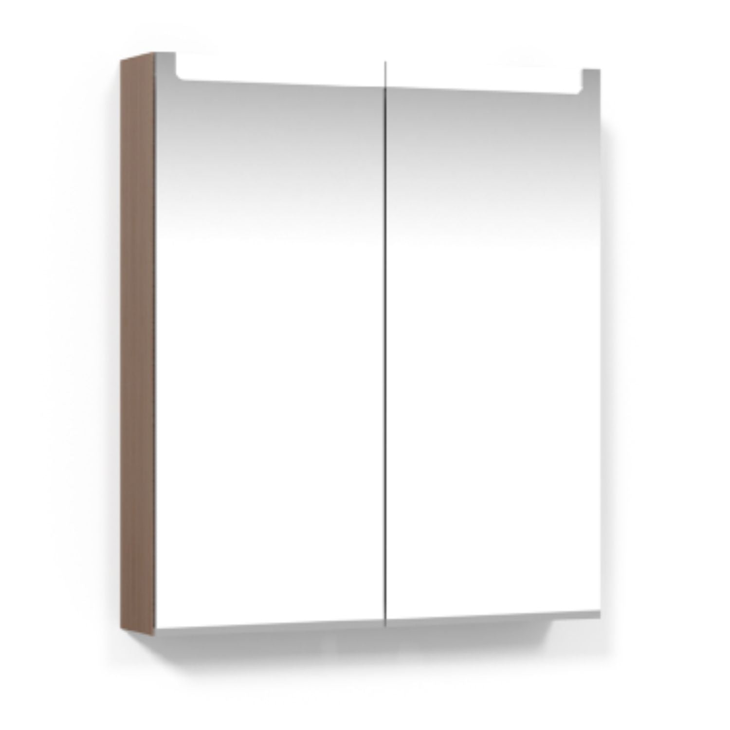 Macro Design CROWN Speilskap Innfelt belysning med 2 dør Eik / 60cm Macro Design Speilskap GRO-FCS60EBIF