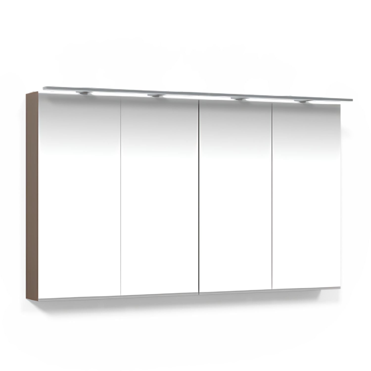 Macro Design CROWN Speilskap Rampe-belysning Brun ask / 120cm Macro Design Speilskap GRO-FCS120BBRL