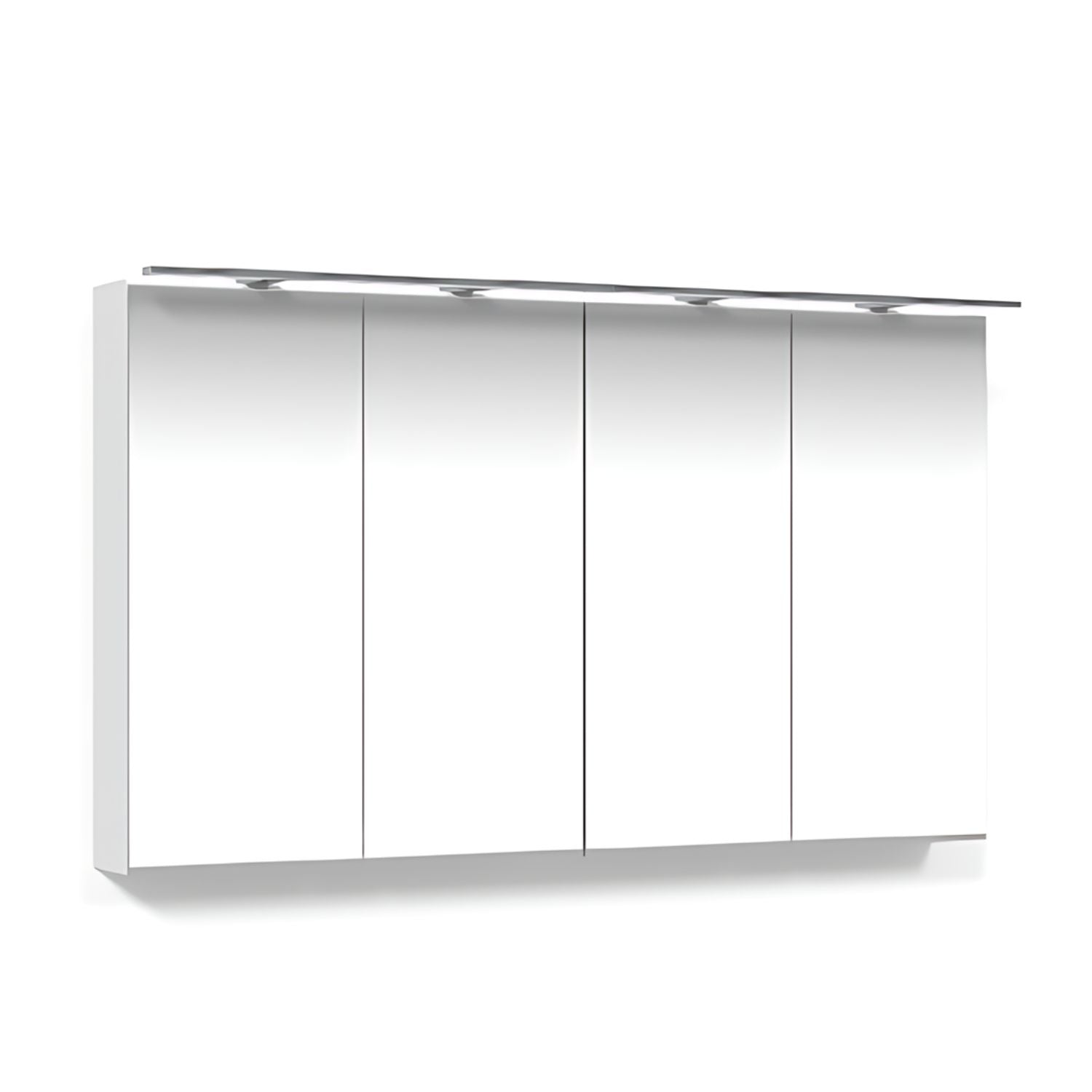 Macro Design CROWN Speilskap Rampe-belysning Hvit matt / 120cm Macro Design Speilskap GRO-FCS120VBRL