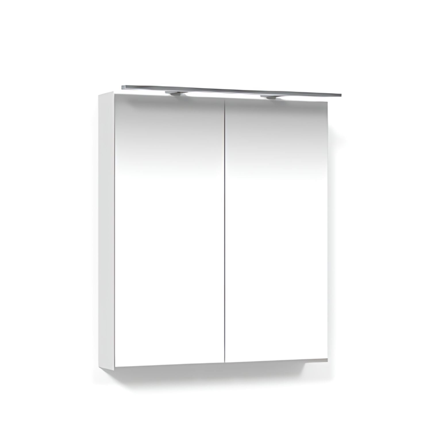 Macro Design CROWN Speilskap Rampe-belysning med 2 dør Hvit / 60cm Macro Design Speilskap GRO-FCS60VBRL