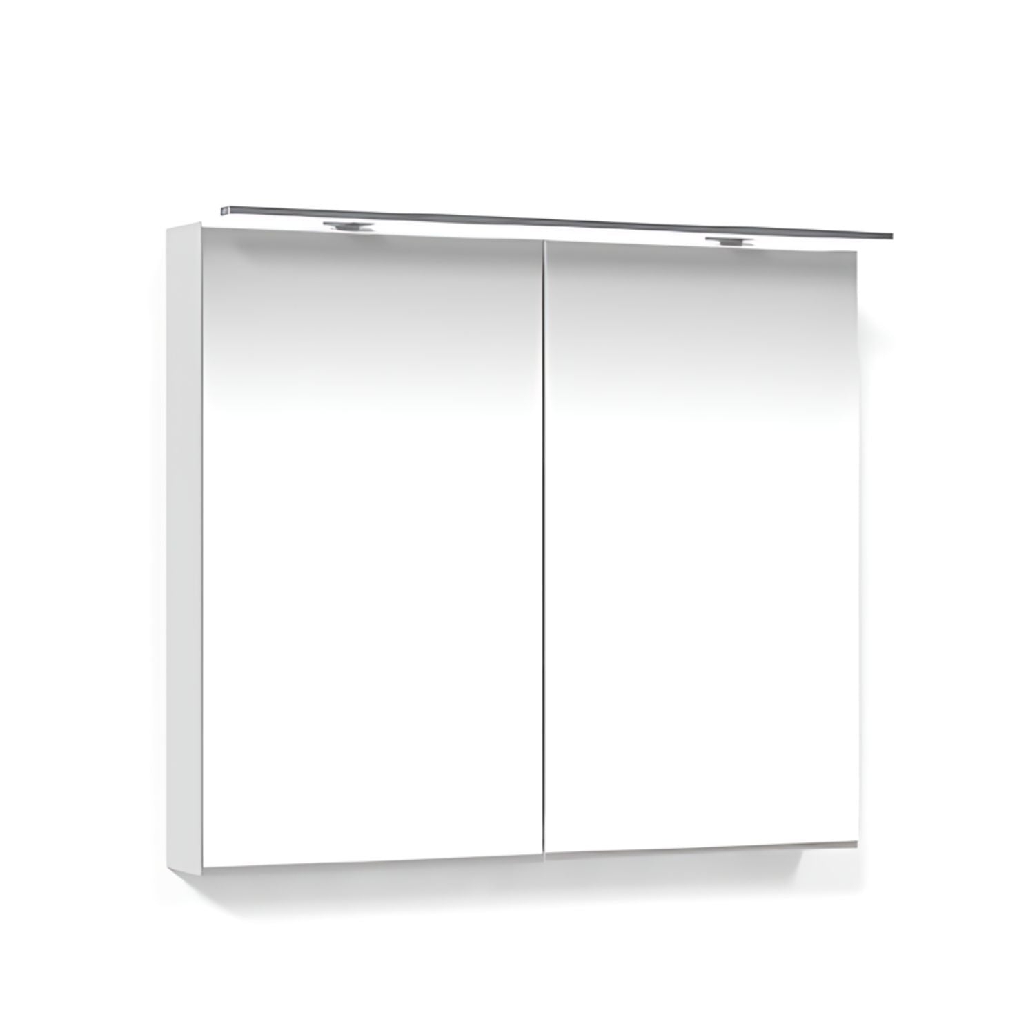 Macro Design CROWN Speilskap Rampe-belysning med 2 dør Hvit / 80cm Macro Design Speilskap GRO-FCS80VBRL