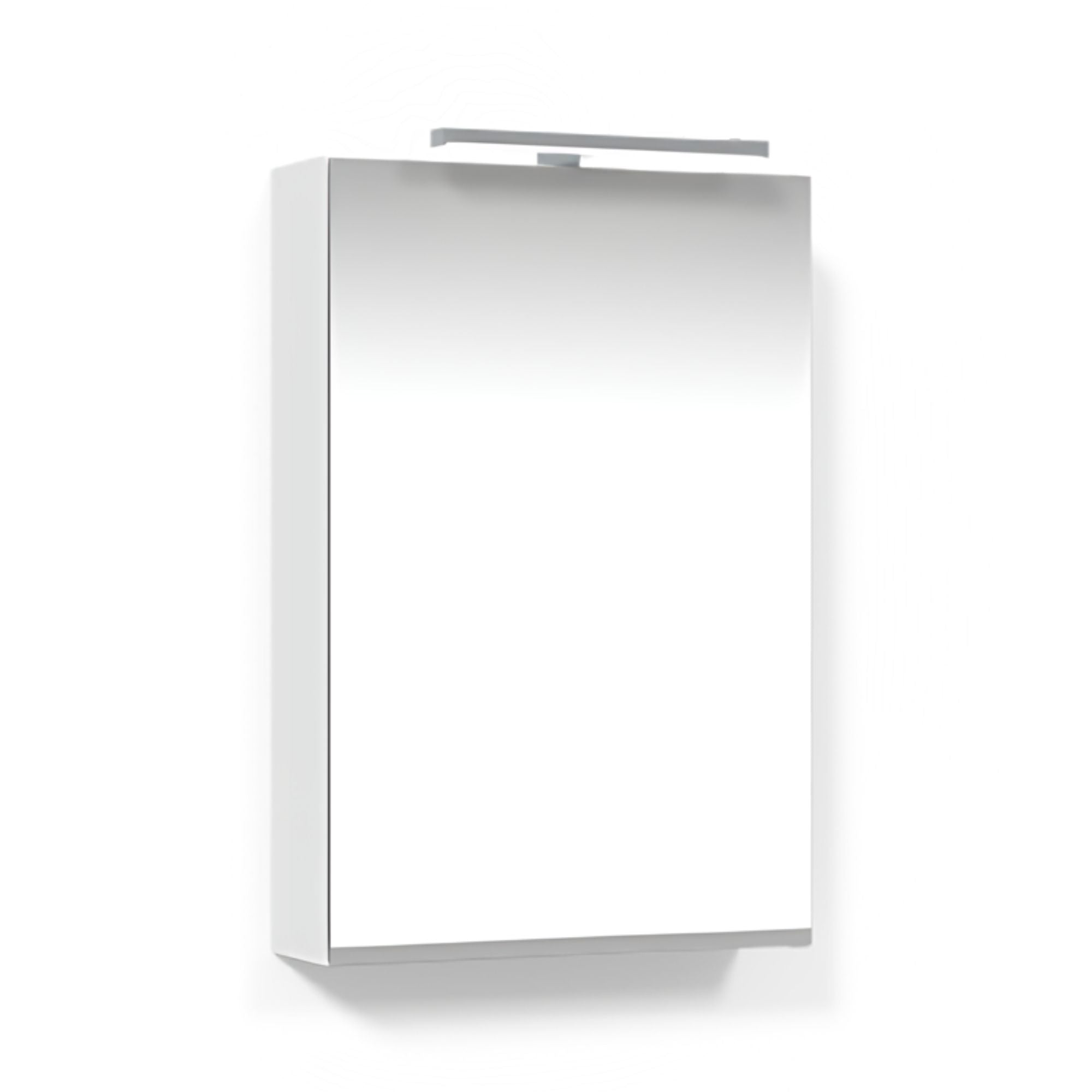 Macro Design CROWN Speilskap T-belysning Hvit / 45cm / Høyre hengslet Macro Design Speilskap GRO-FCS45HVBAL