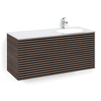 Macro Design CROWN Stripe Servantskap 4-skuff med Venstre Glasservant 120cm