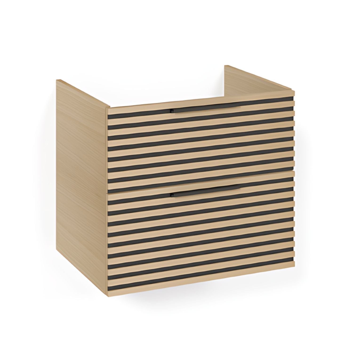 Macro Design CROWN Stripe Underskap Eik / 60cm Macro Design Sideskap bad GRO-FSK60EZ