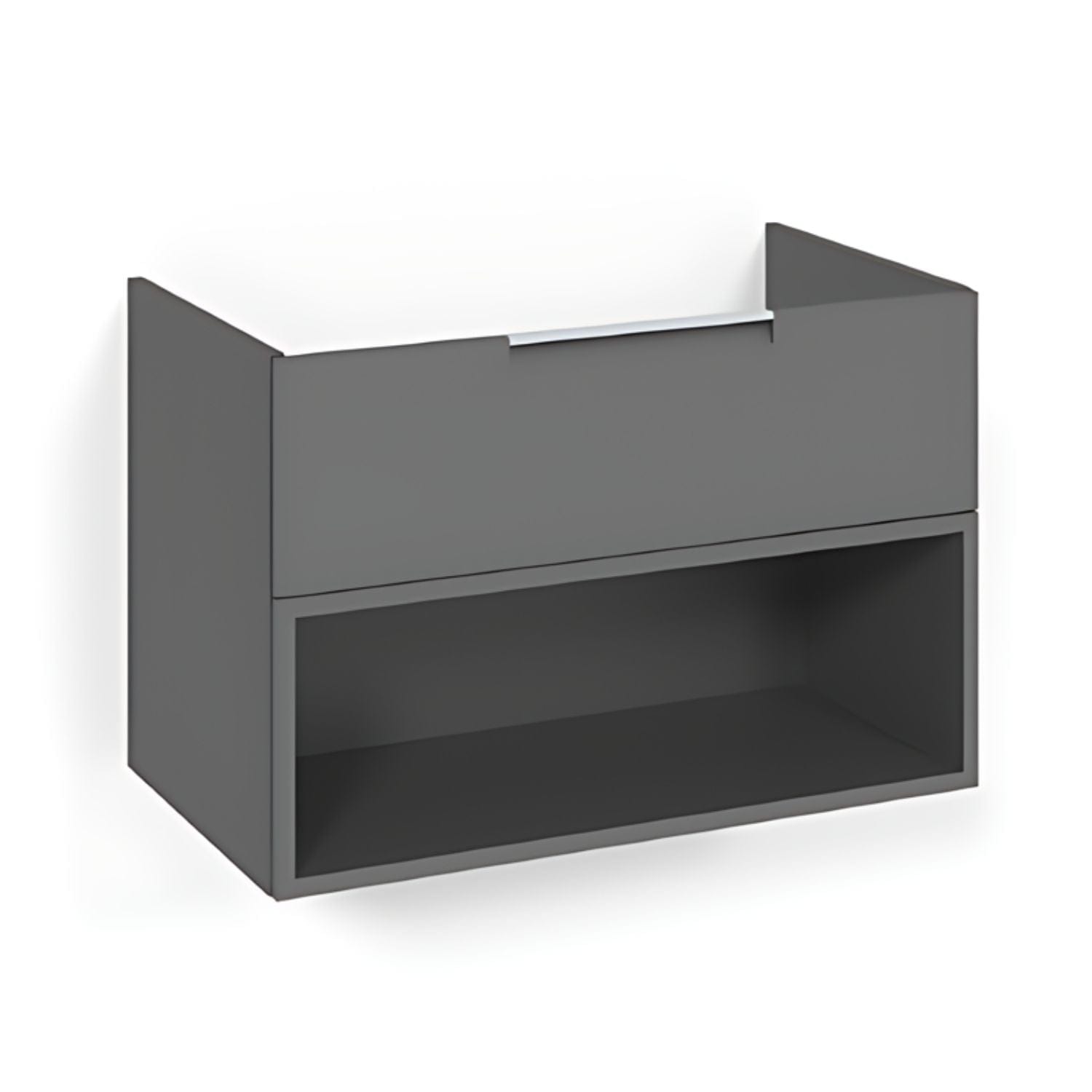 Macro Design CROWN Underskap Antrasitt / 80cm / Open-box Macro Design Sideskap bad GRO-FSK80AO